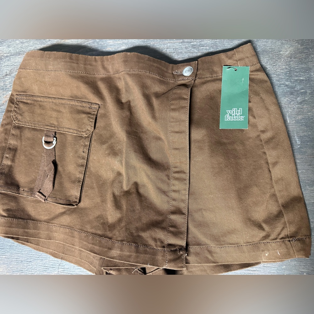 Wild Fable‎ dark brown Skort - Picture 1 of 6